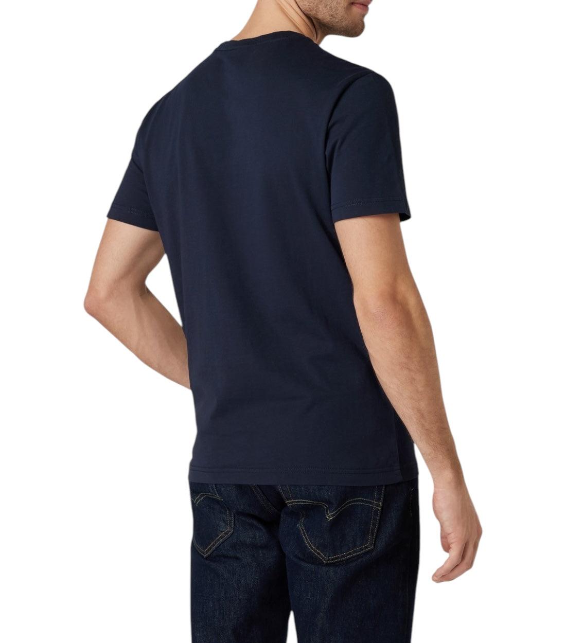 Napapijri Kasba T-shirt Voor Heren in Bluaw Kleur