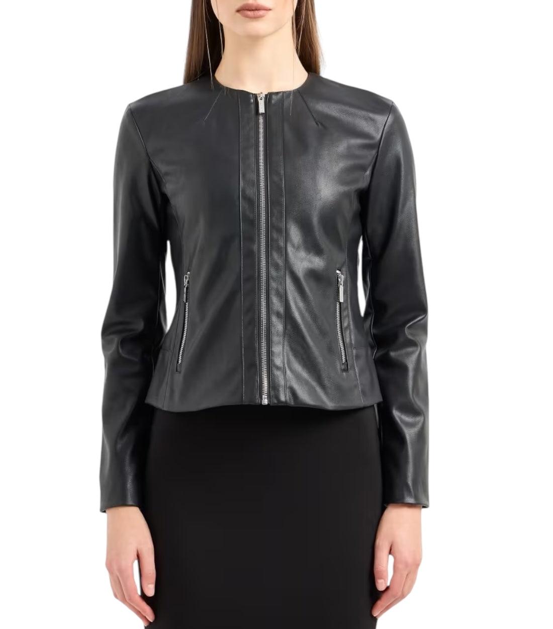 Armani Exchange Zwart Jack Met Rits