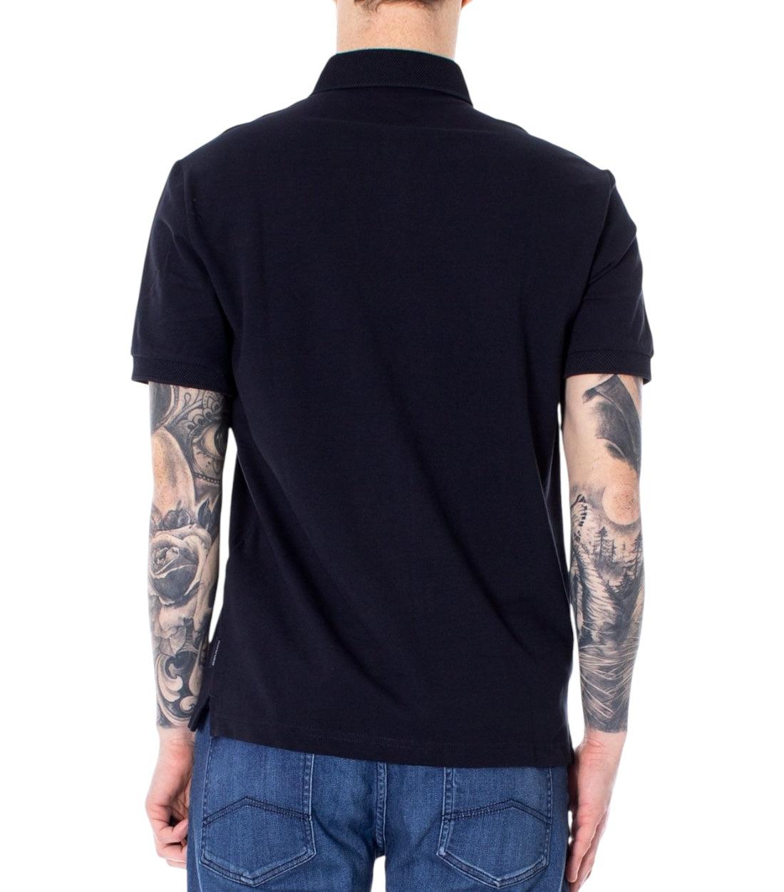 Armani Exchange Blauw Polo Top Met Logo