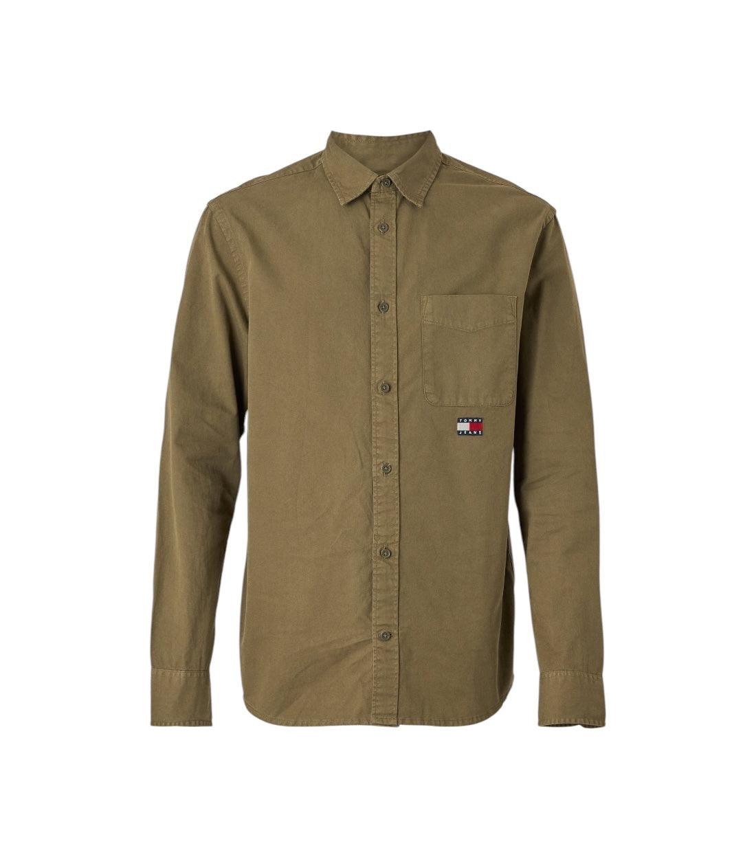 Tommy Hilfiger Jeans Groene Overhemd