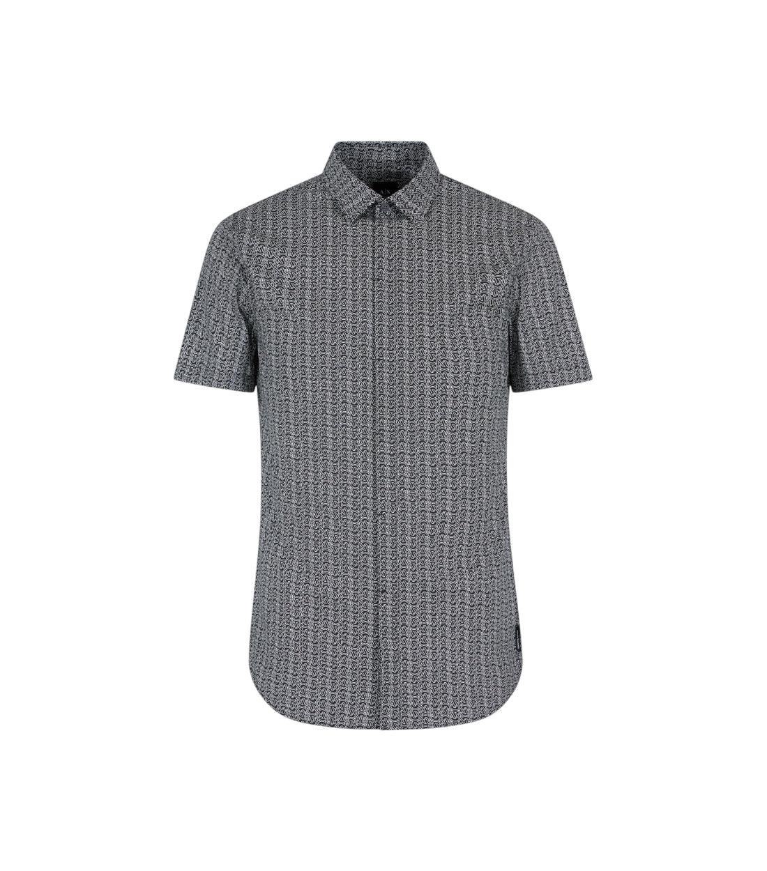 Armani Exchange Grijze Overhemd T-shirt