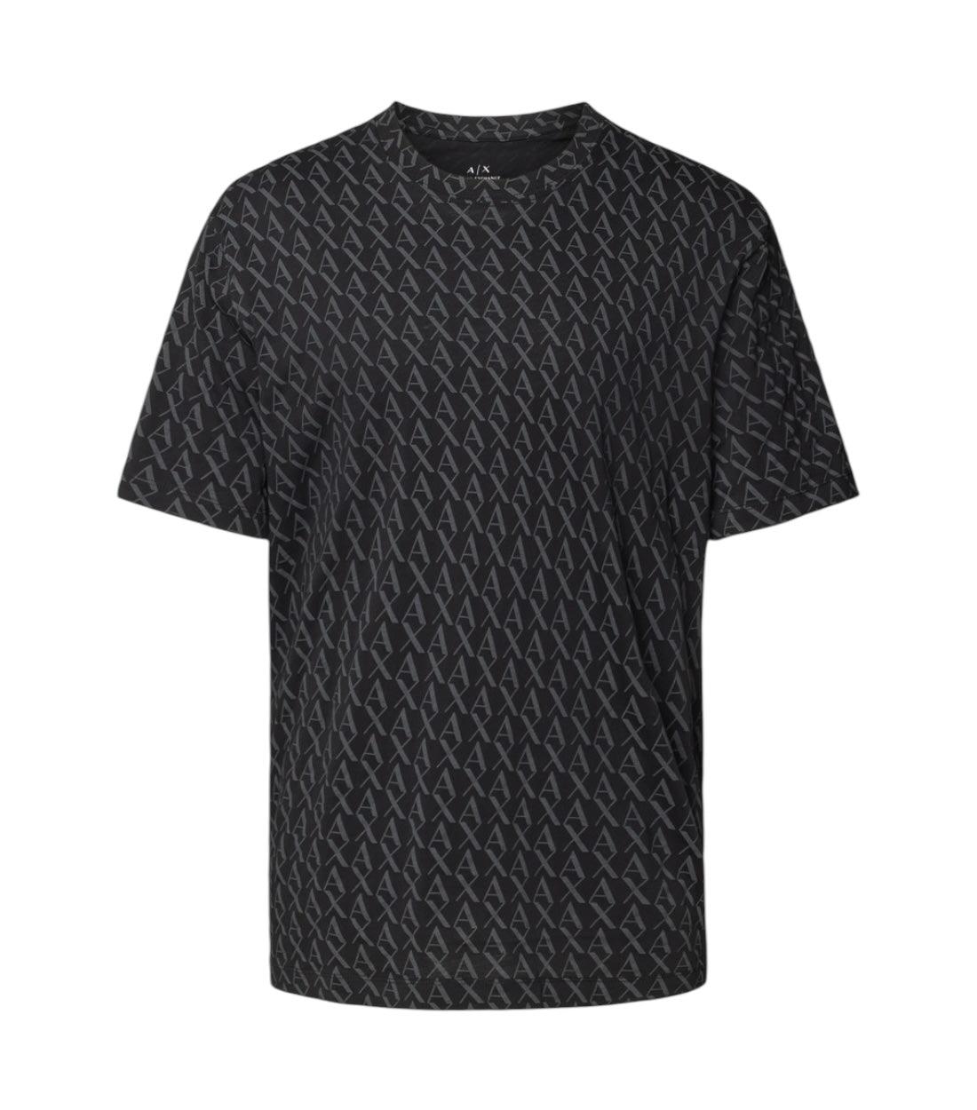 Armani Exchange Zwart T-shirt Met Logoprint