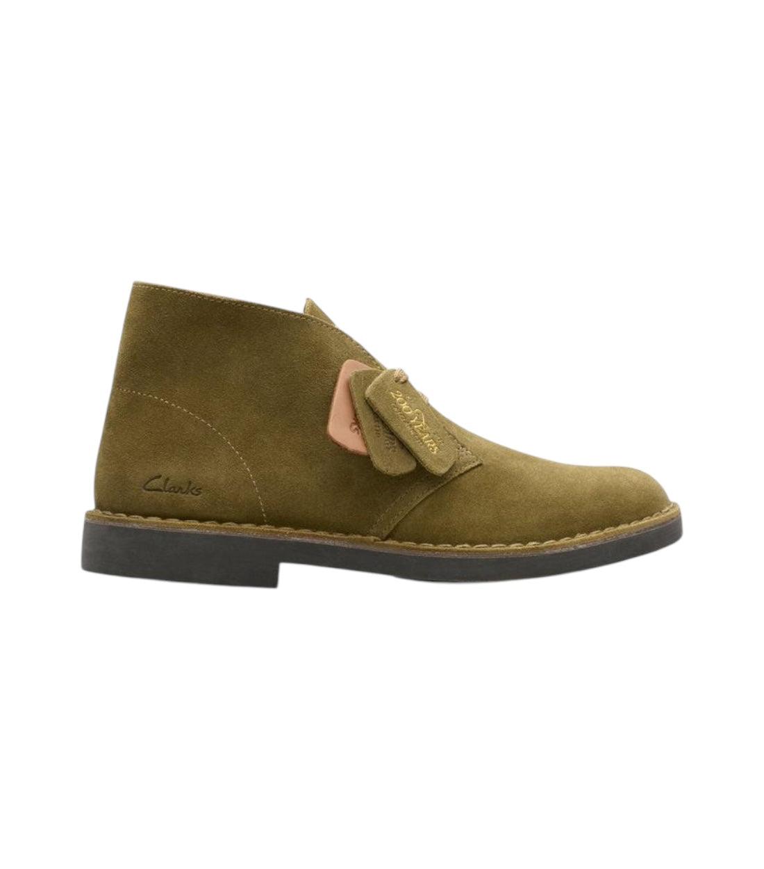 Clarks Herren Groen Suède Boots