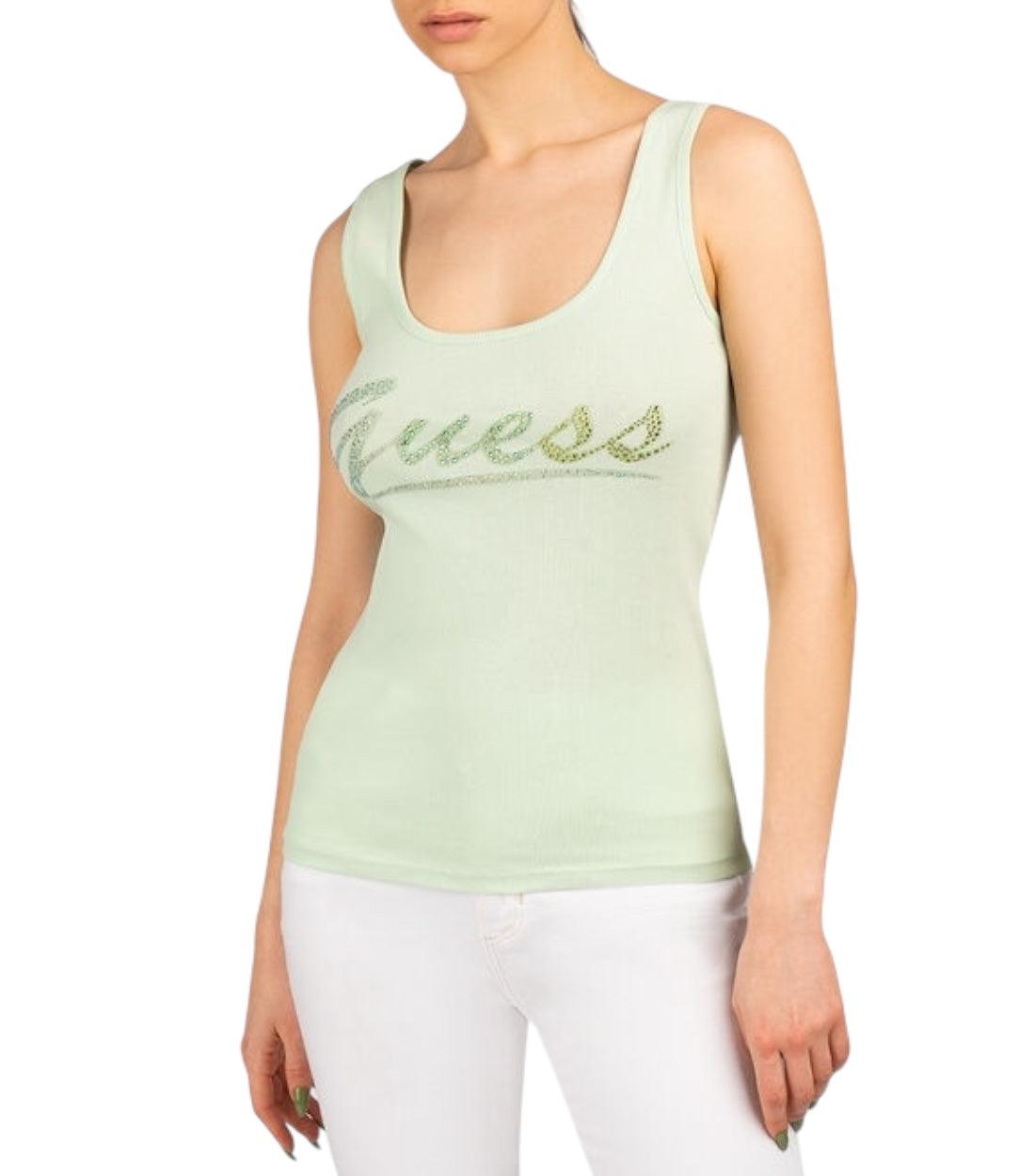 Guess Groen Top met Logo