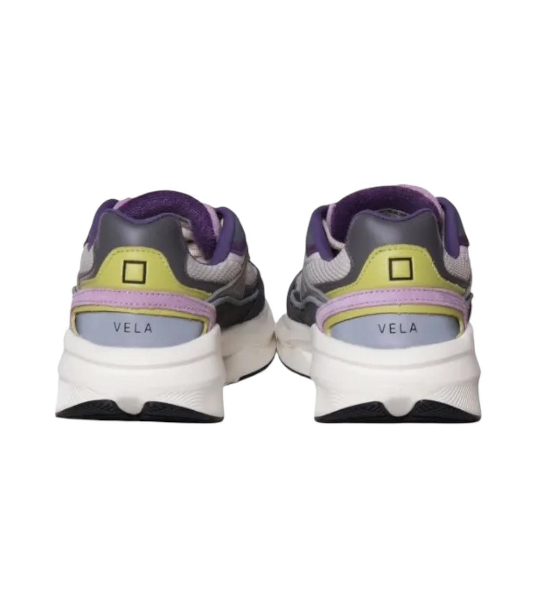 D.a.t.e. Grijs Fuga Sneakers