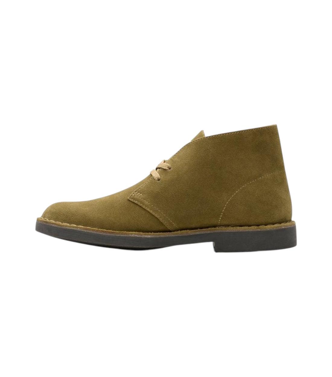 Clarks Herren Groen Suède Boots