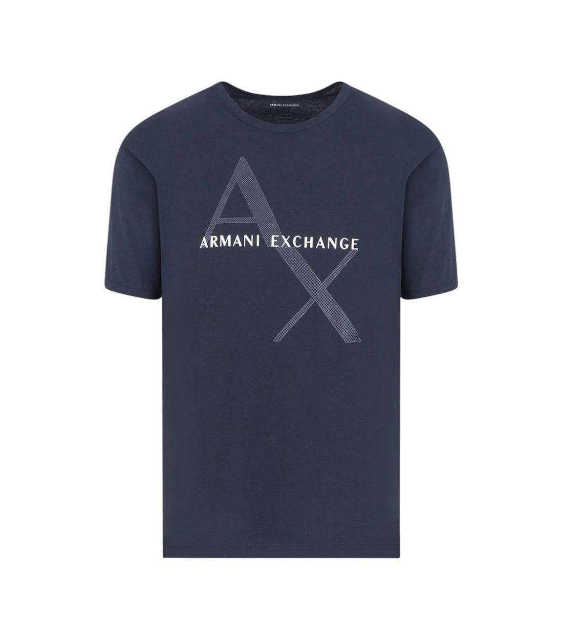 Armani Exchange Blauw T-shirt Met Logo