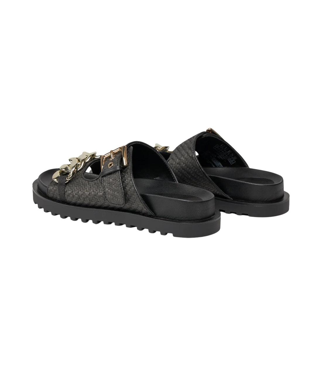Guess Zwart Fateman Sandalen