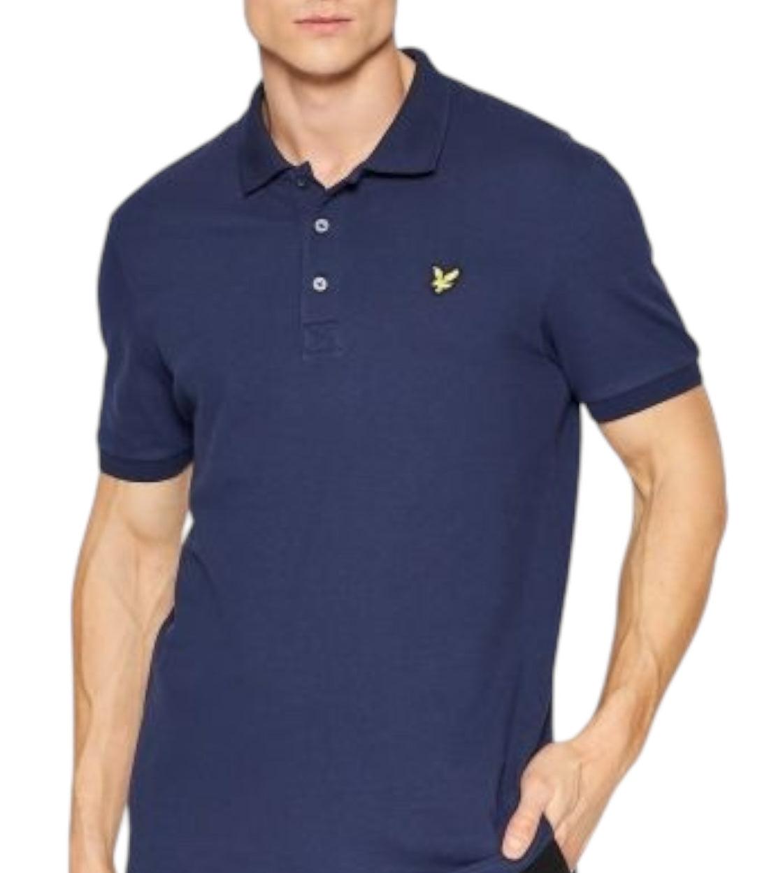 Lyle & Scott Donkerblauwe Polo T-Shirt