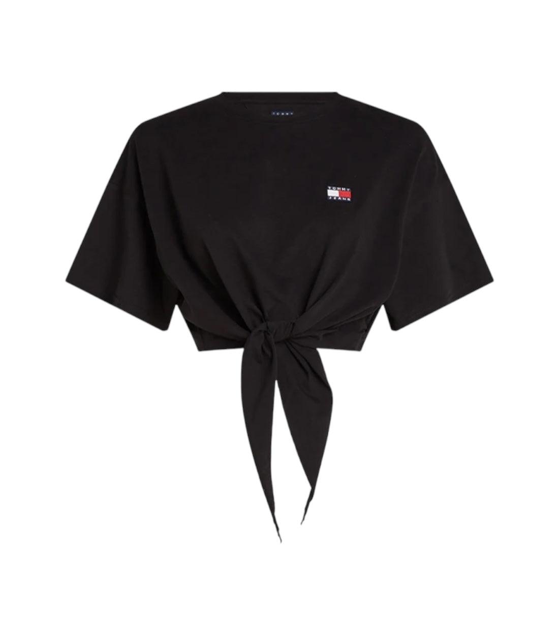 Tommy Hilfiger Jeans Zwart Cropped Top