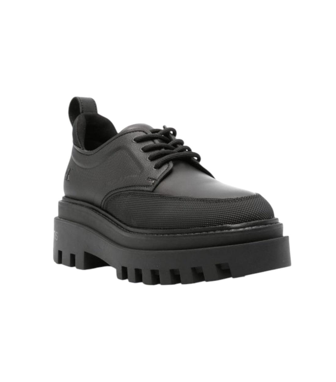 Calvin Klein Zwart Leren Derby Laarzen
