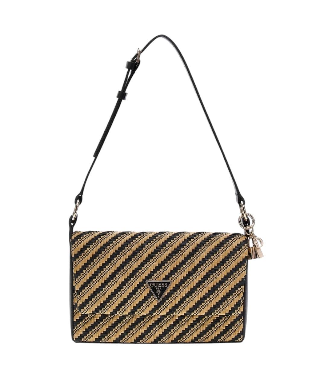 Guess Zwart Simona Mini Schoudertas