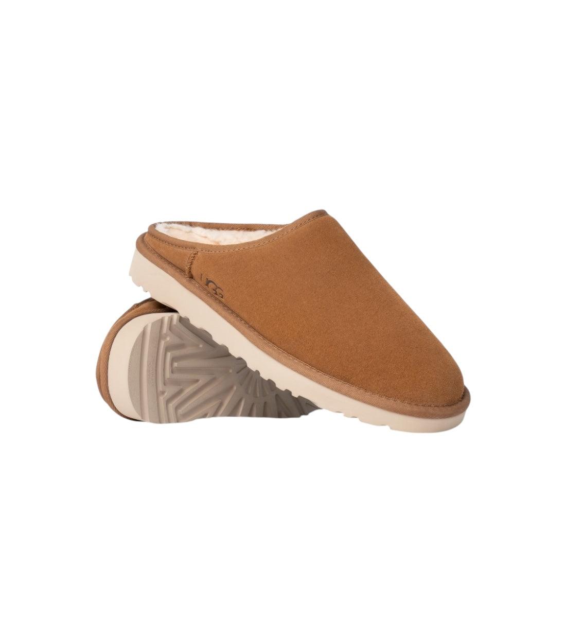 Ugg Bruin Classic Instappers Met Leer