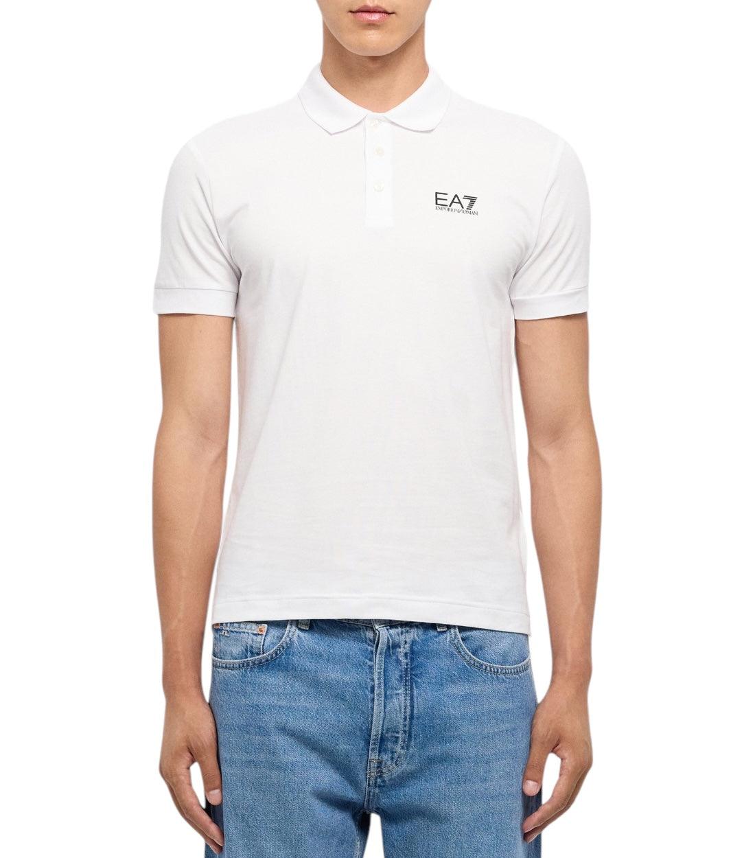 Ea7 Wit Polo Top