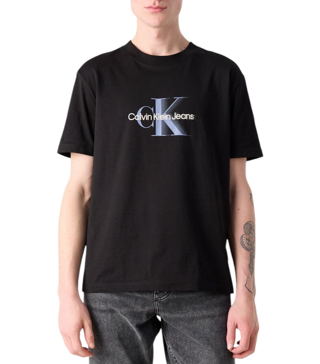Calvin Klein Jeans Zwart Monologo Shift T-shirt