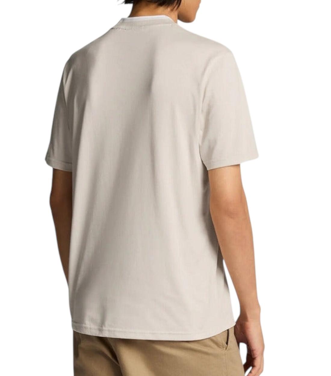 Lyle & Scott Beige T-shirt Met Logo
