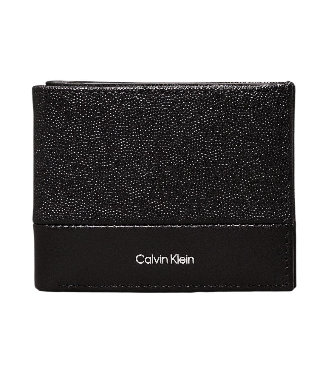 Calvin Klein Zwart Portemonnee Leer