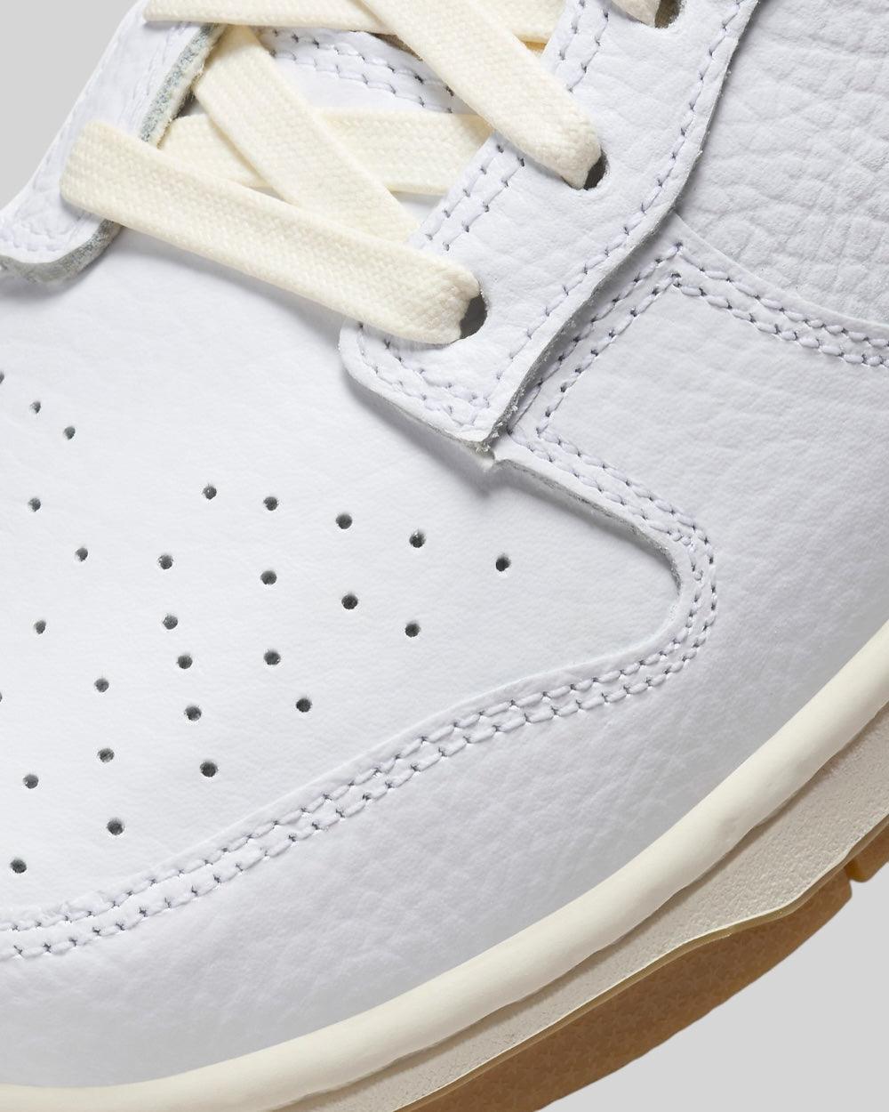 Nike Dunk Low White Gym Red Sail Midnight Navy Dames Sneakers