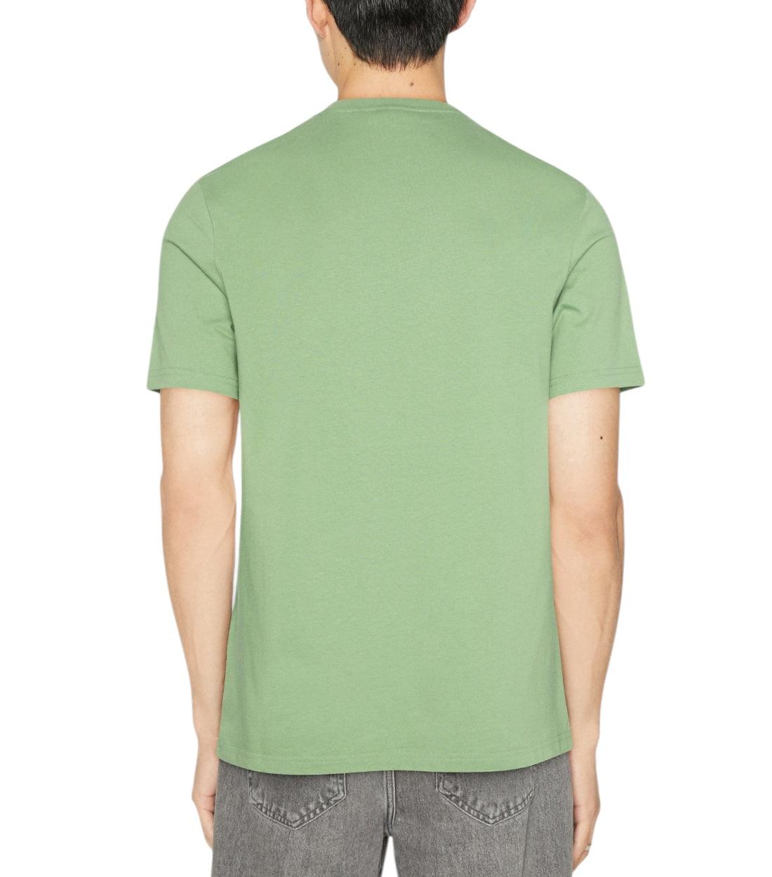 Lyle & Scott Groen Basic T-shirt Met Logo