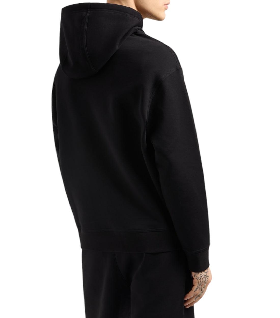 Armani Exchange Zwart Hoodie Met Logo