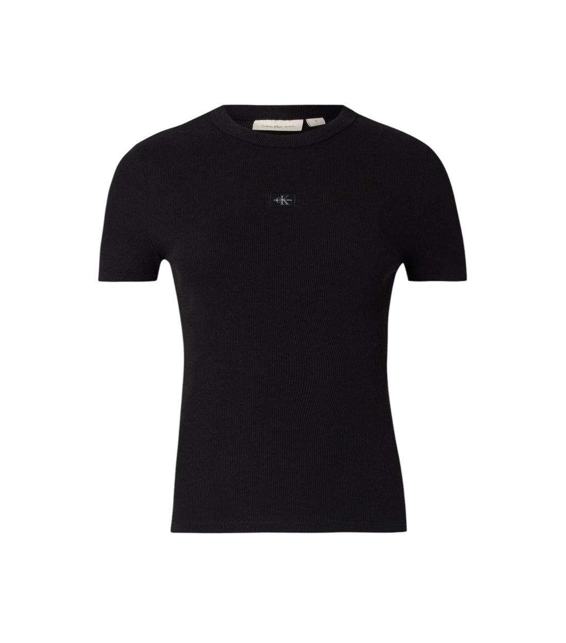 Calvin Klein Jeans Zwart T-shirt Met Label