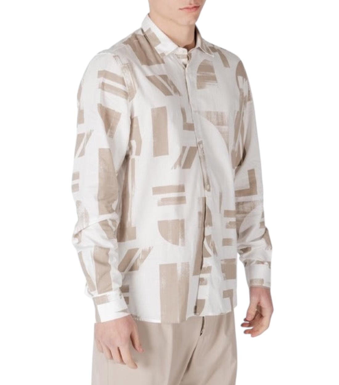 Antony Morato Wit Slim Fit Blouse