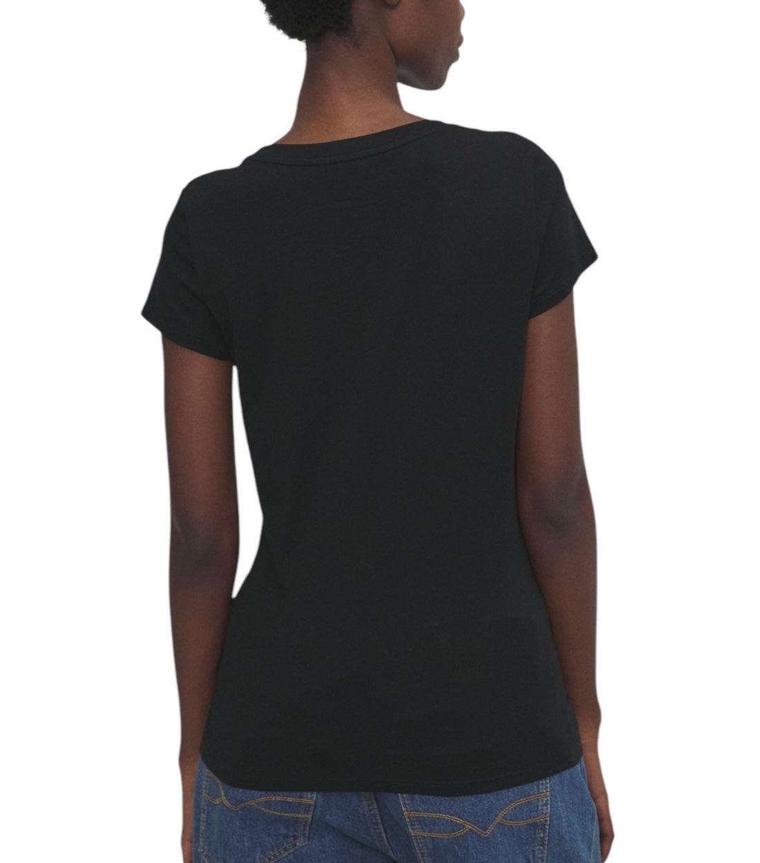 Armani Exchange Zwart T-shirt Met Logoprint