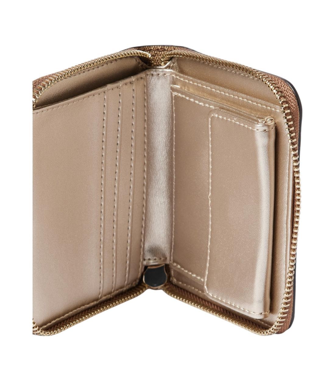 Guess Beige Portemonnee Met Logo Print