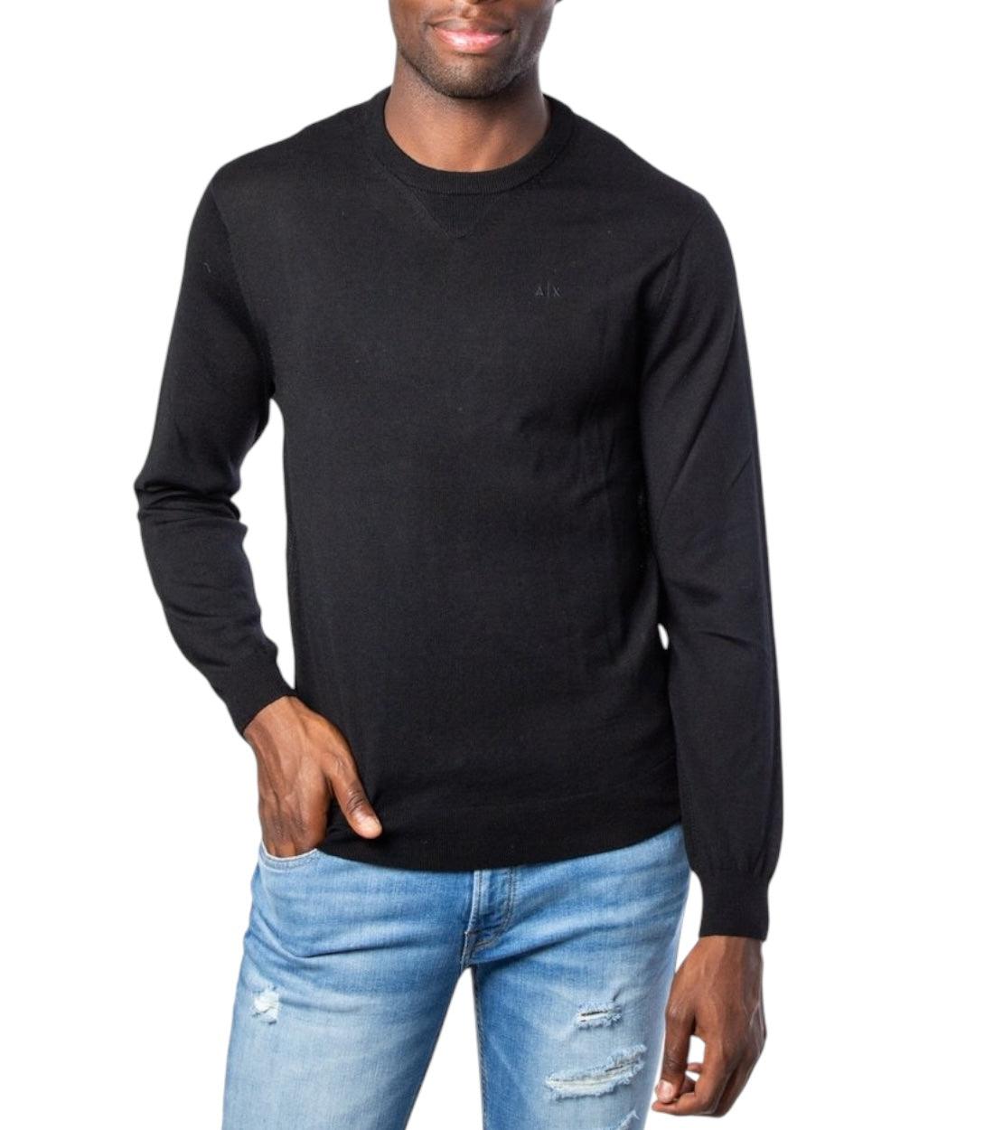 Armani Exchange Zwart Trui Met Logo