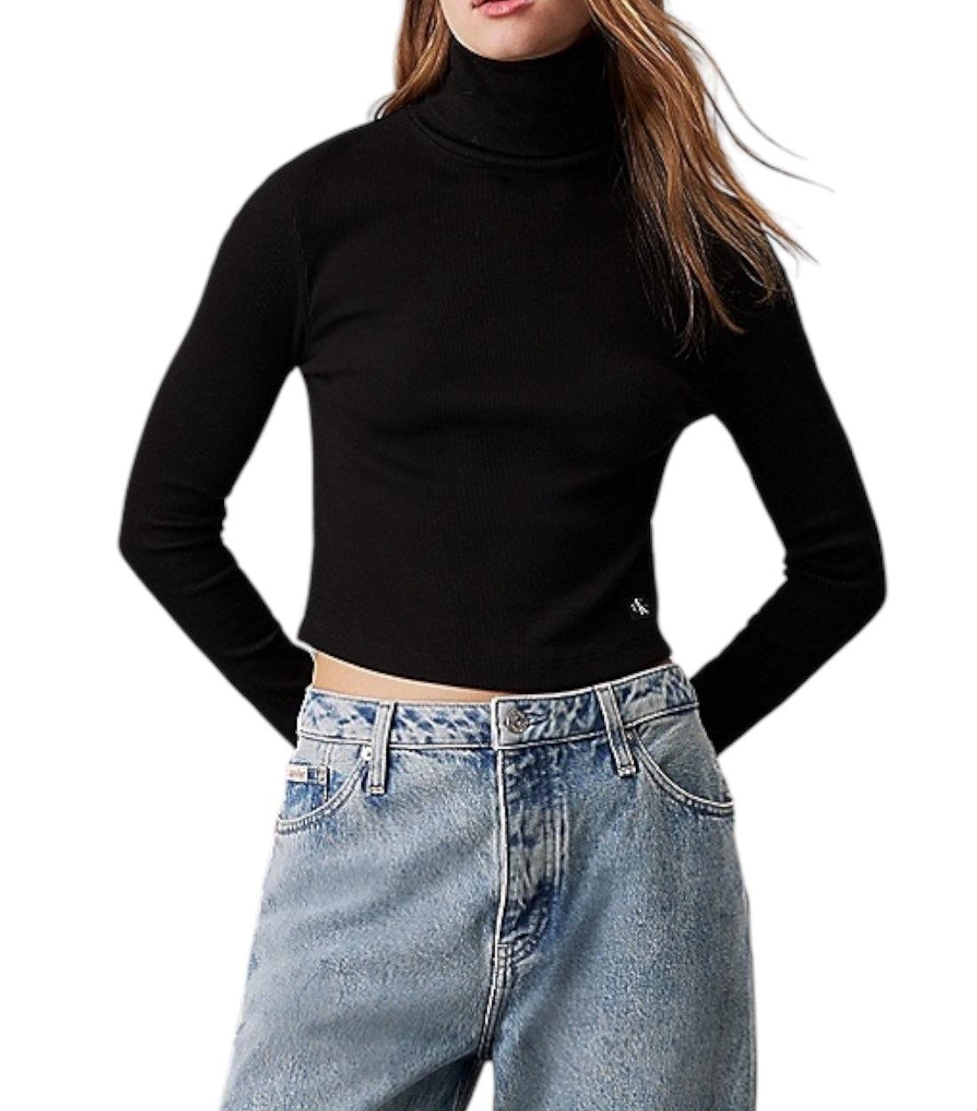 Calvin Klein Jeans Longsleeve Crop Trui