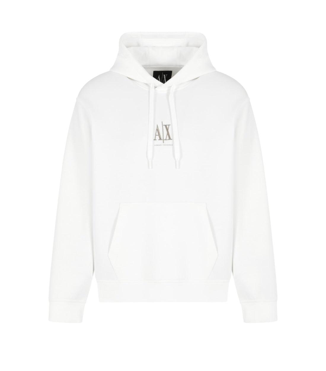 Armani Exchange Beige Hoodie Met Logo