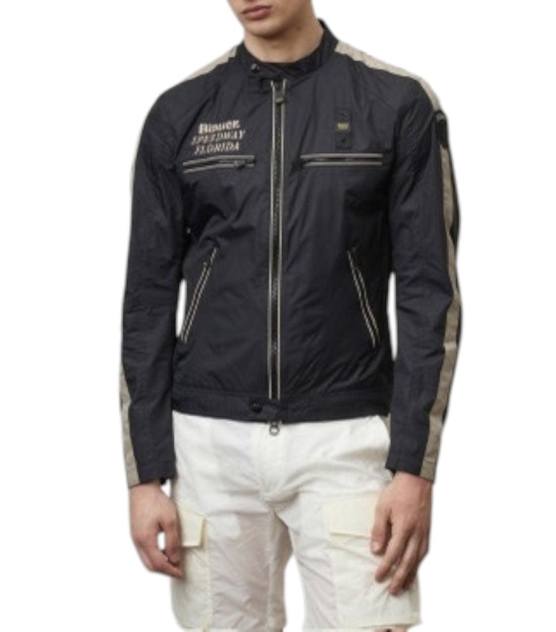 Blauer Zwart Biker Florida Jacob Jas