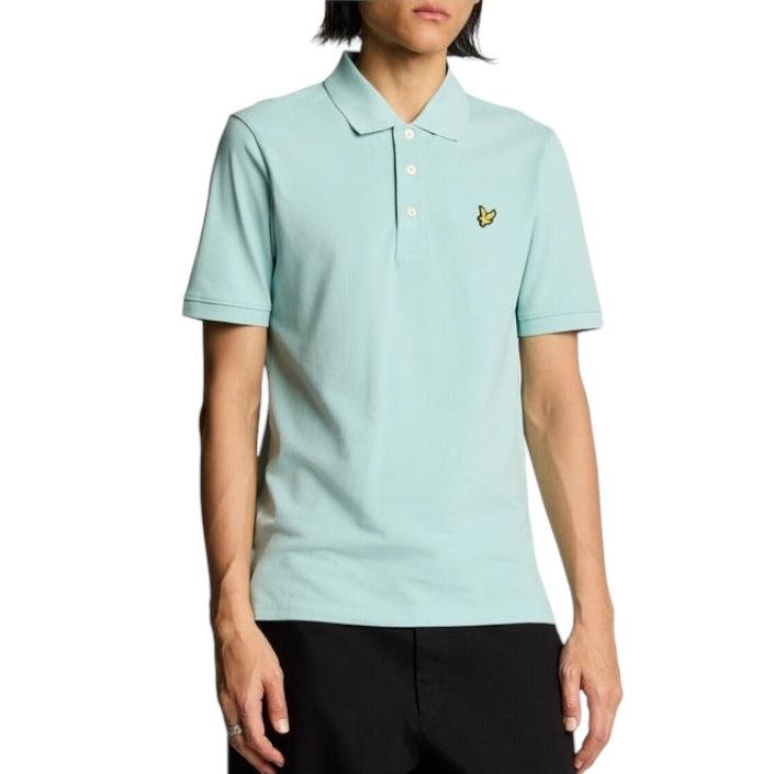 Lyle & Scott Lichtblauw Polo Top
