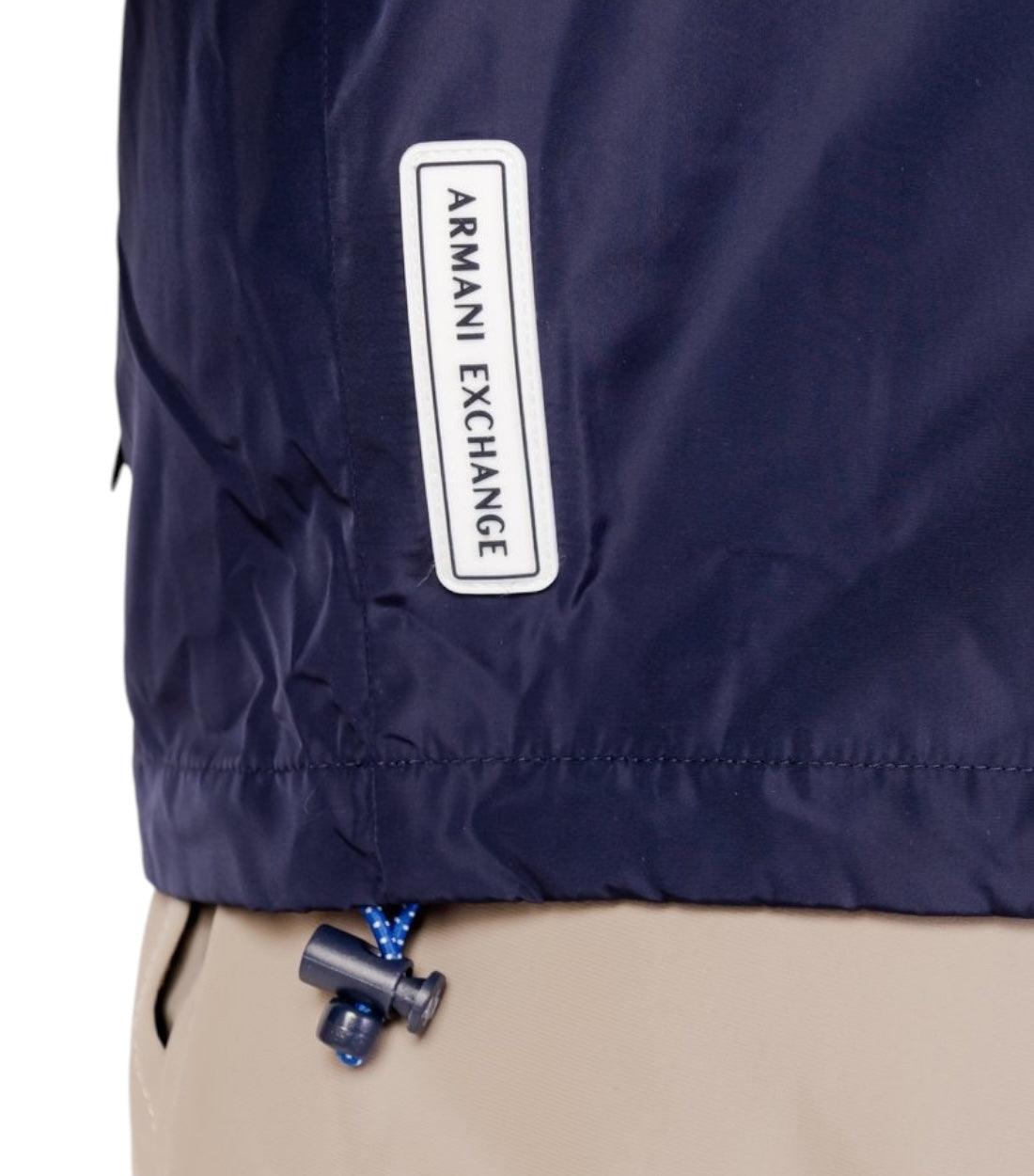 Armani Exchange Donkerblauw Jack Met Logo