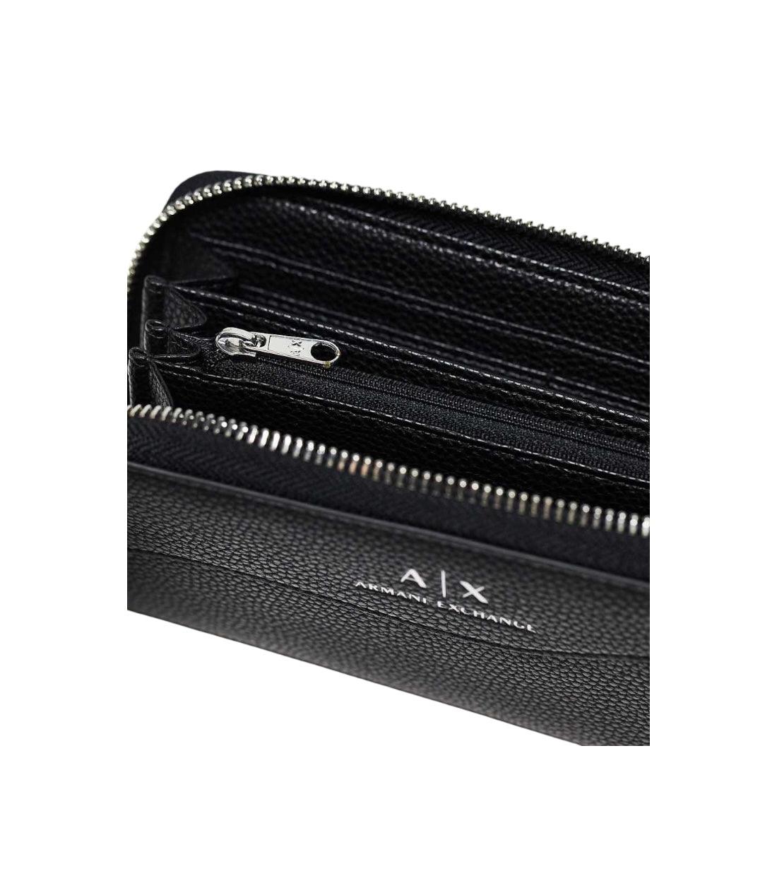 Armani Exchange Zwart Portemonnee