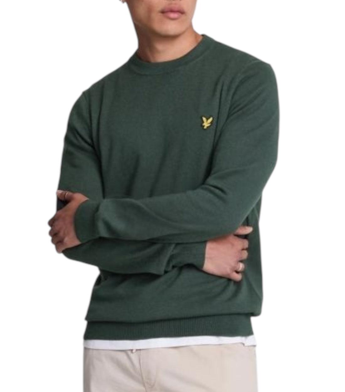 Lyle & Scott Groene Crew Neck