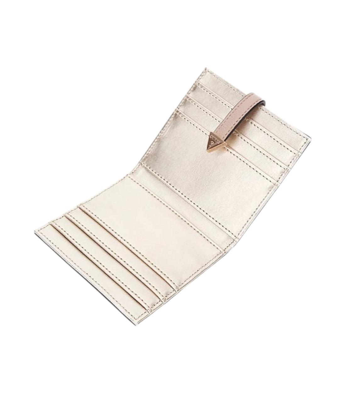 Guess Beige Portemonnee Met Logo Print
