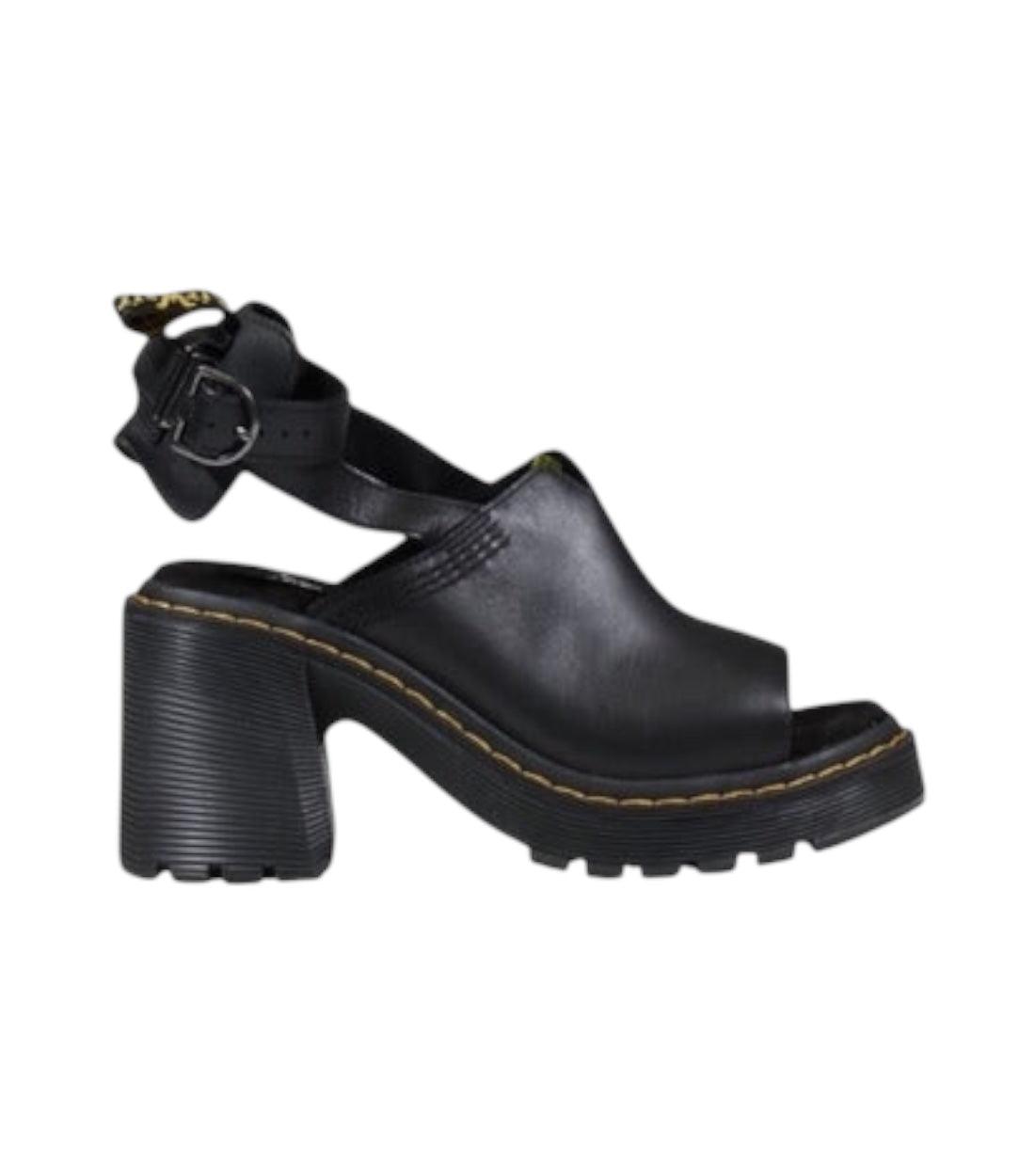 Dr. Martens Zwart Millee Sandalen Met Hoge Hak