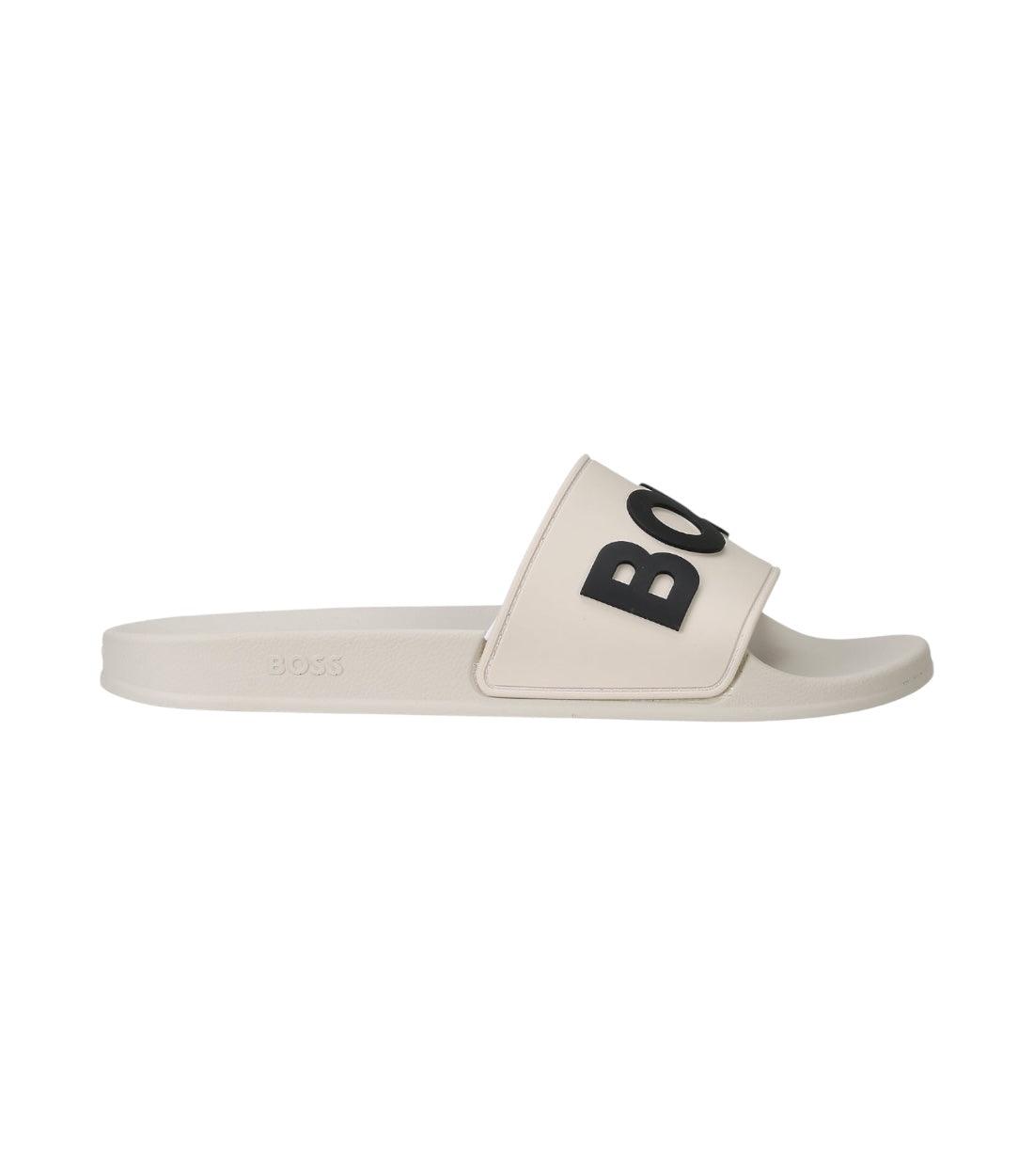 Boss Wit Slippers Met Logo