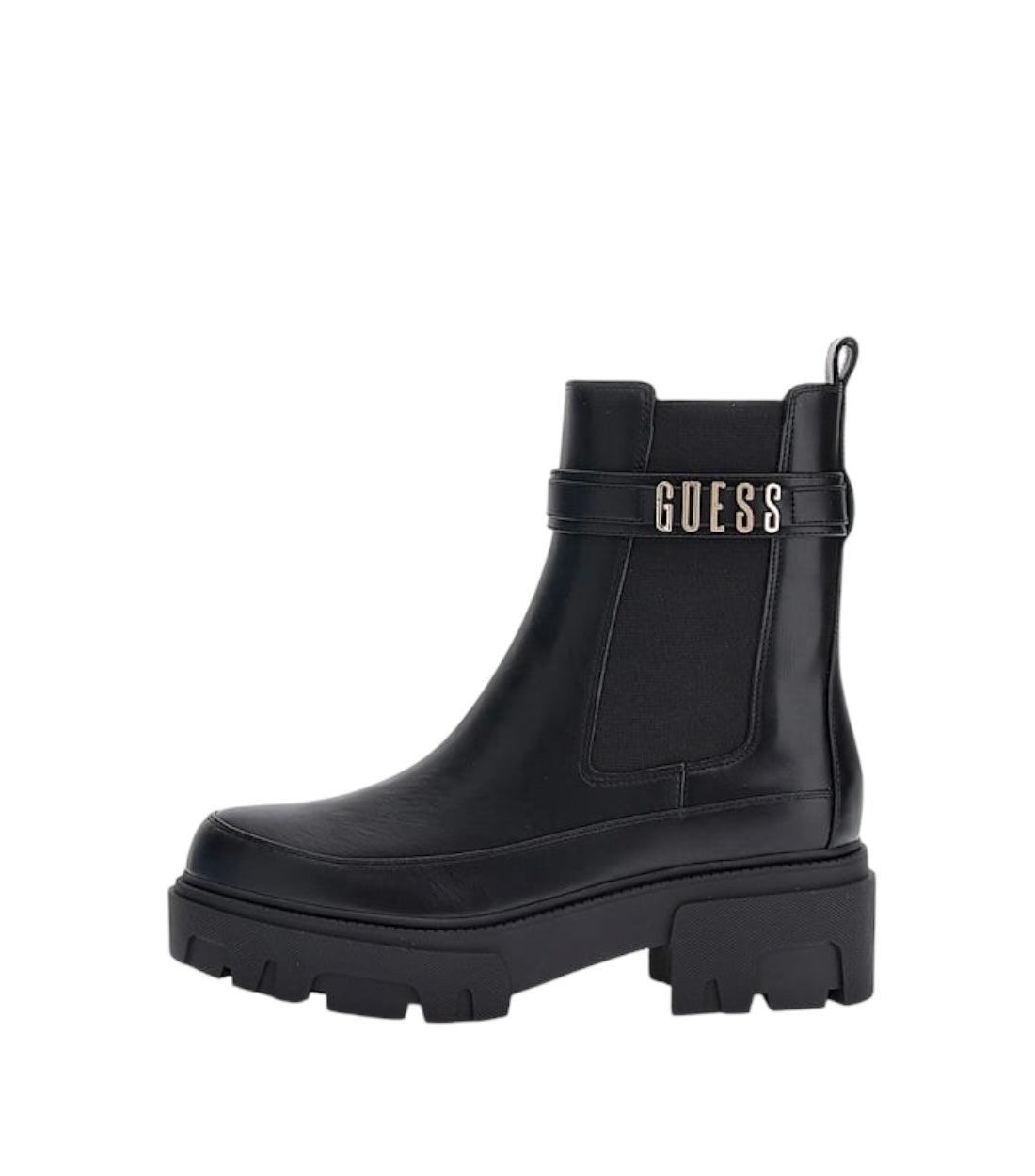 Guess Yelma Laarsjes Met Logo-opschrift
