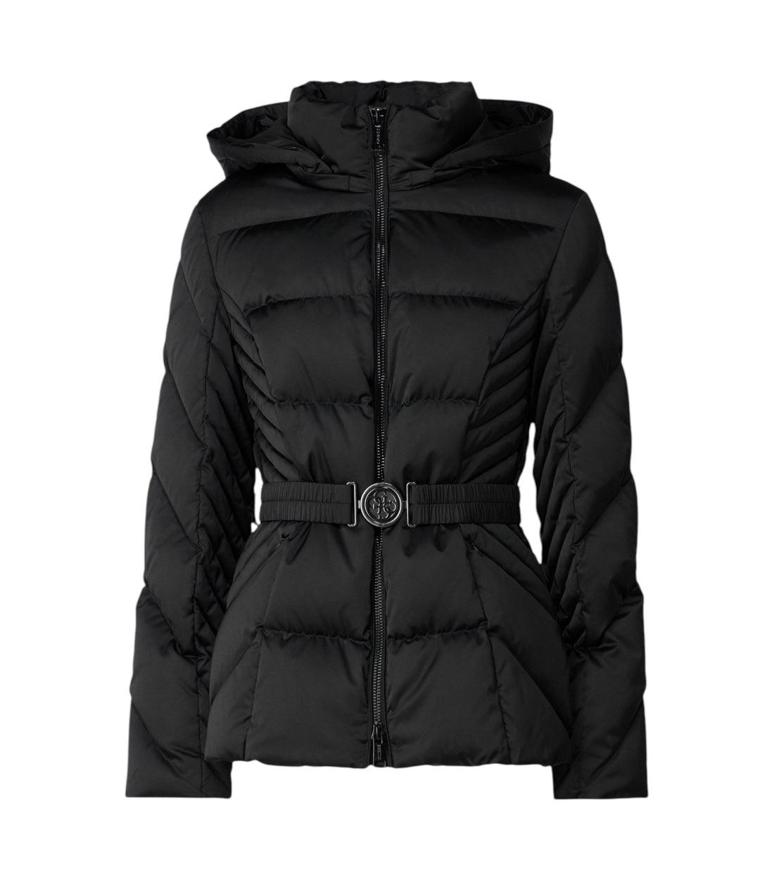 Guess Zwart New Olga Real Gewatteerde Jas