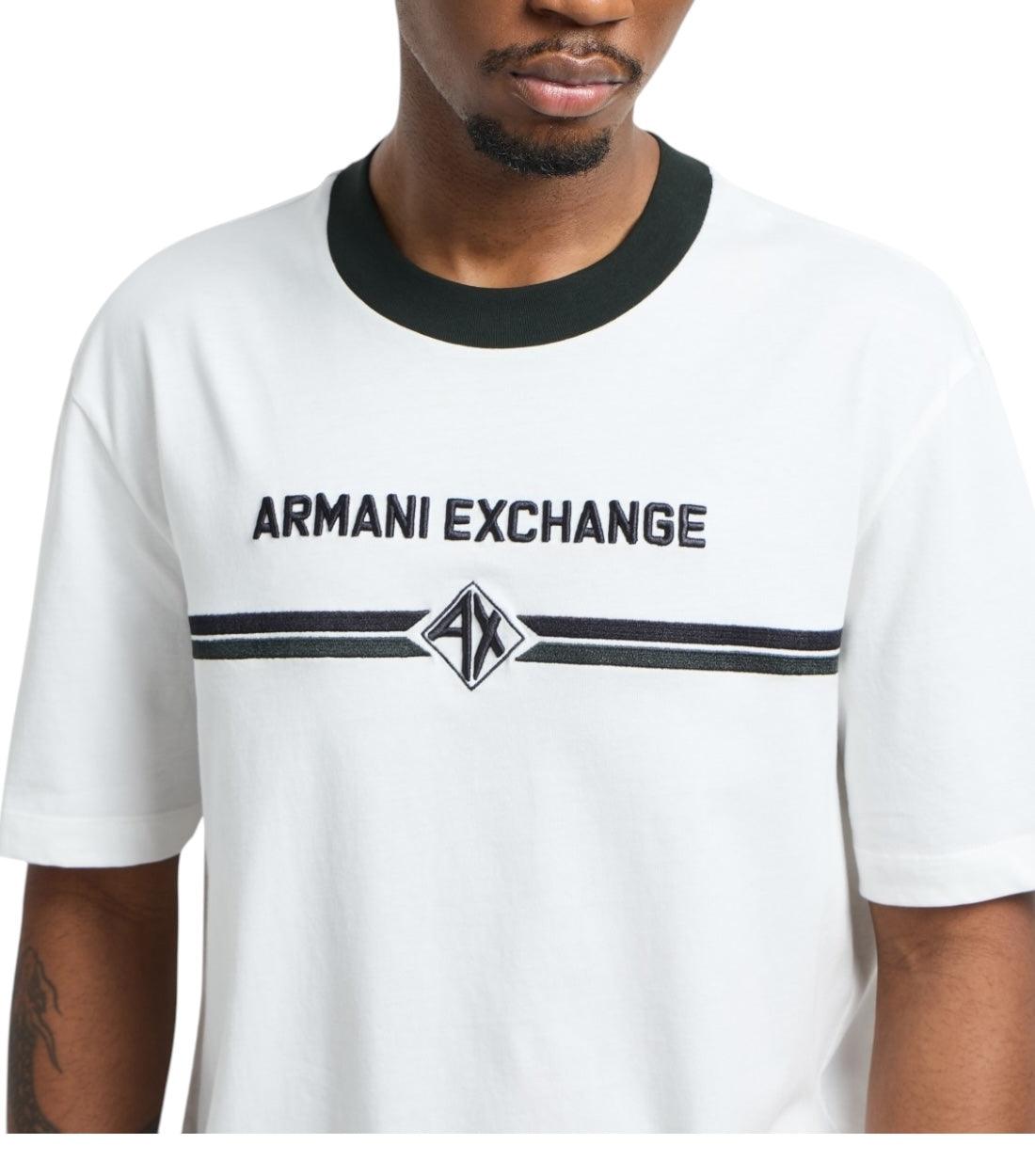Armani Exchange Wit Regular Fit T-shirt Met Logo