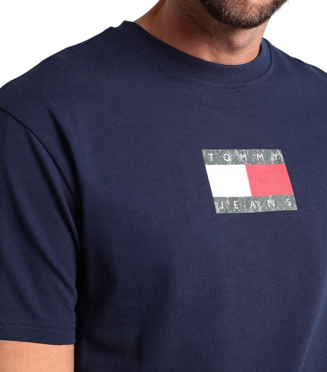 Tommy Hilfiger Jeans TJM Camo Flag Script T-shirt