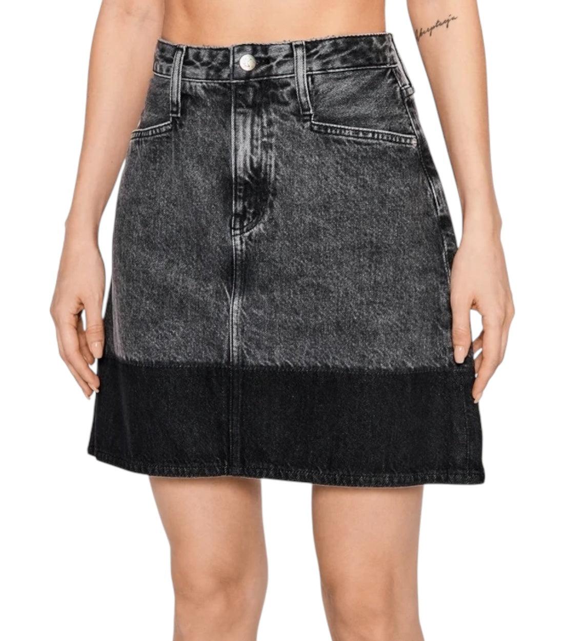 Calvin Klein Zwart Jeans Spijker Rok