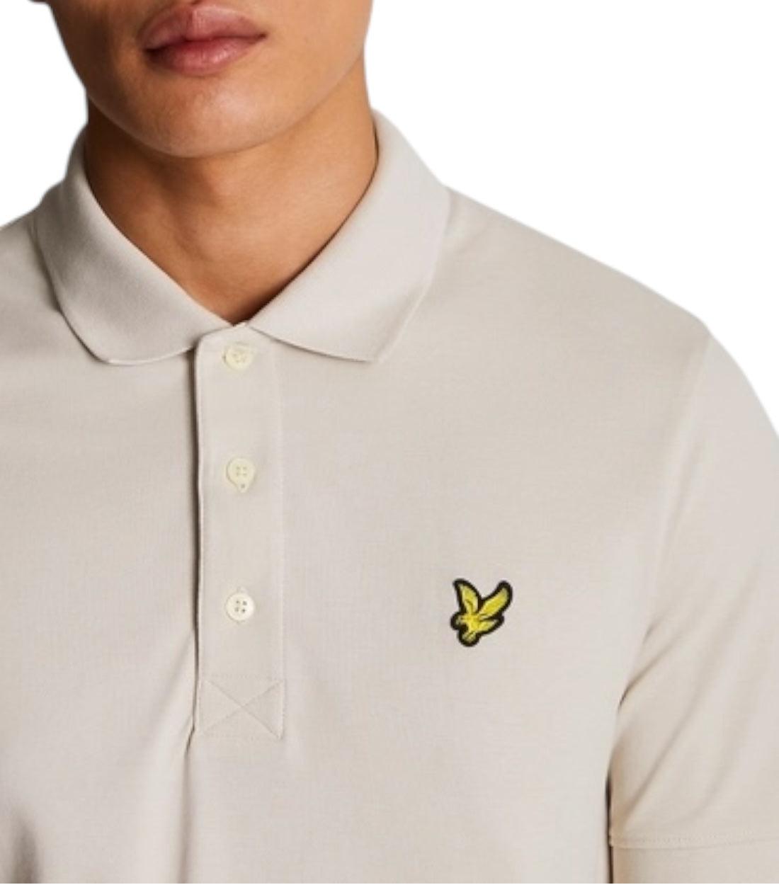 Lyle & Scott Beige Polo T-shirt