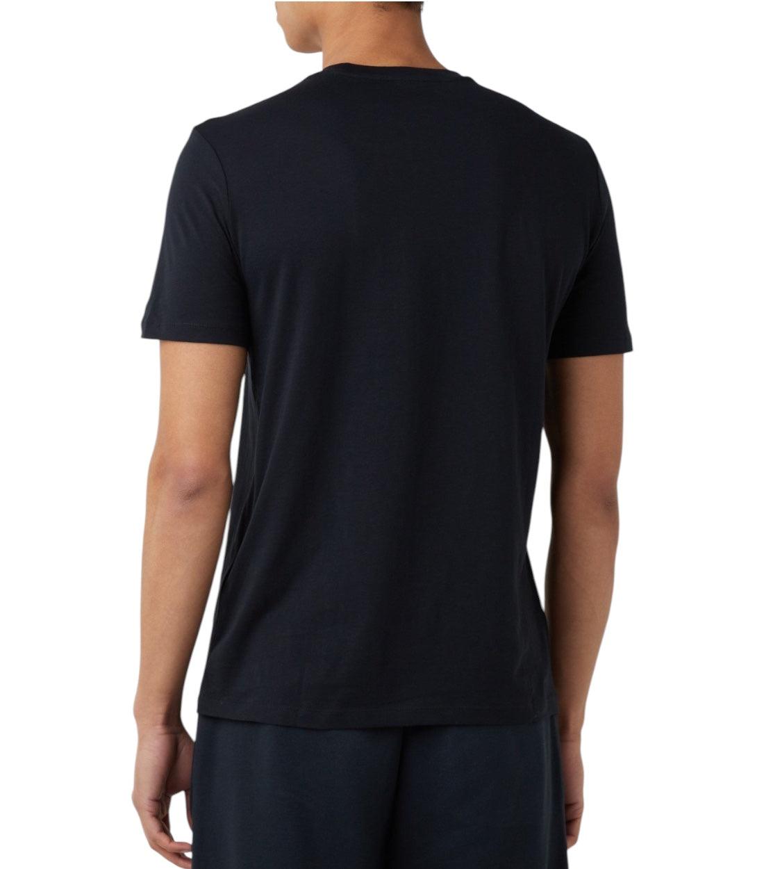 Armani Exchange Donkerblauw T-shirt Met Logo