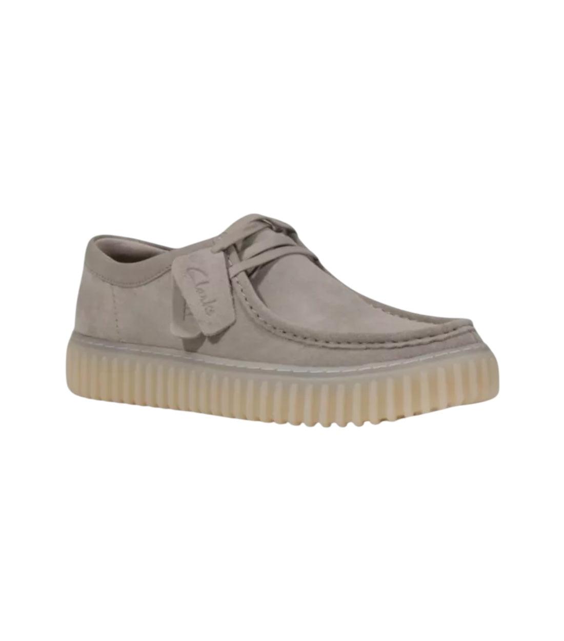 Clarks Heren Grijs Desert Lace Ups