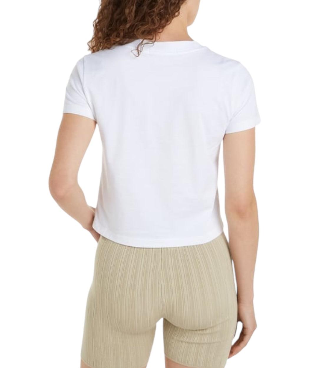 Calvin Klein Jeans Wit T-shirt Met Logoprint