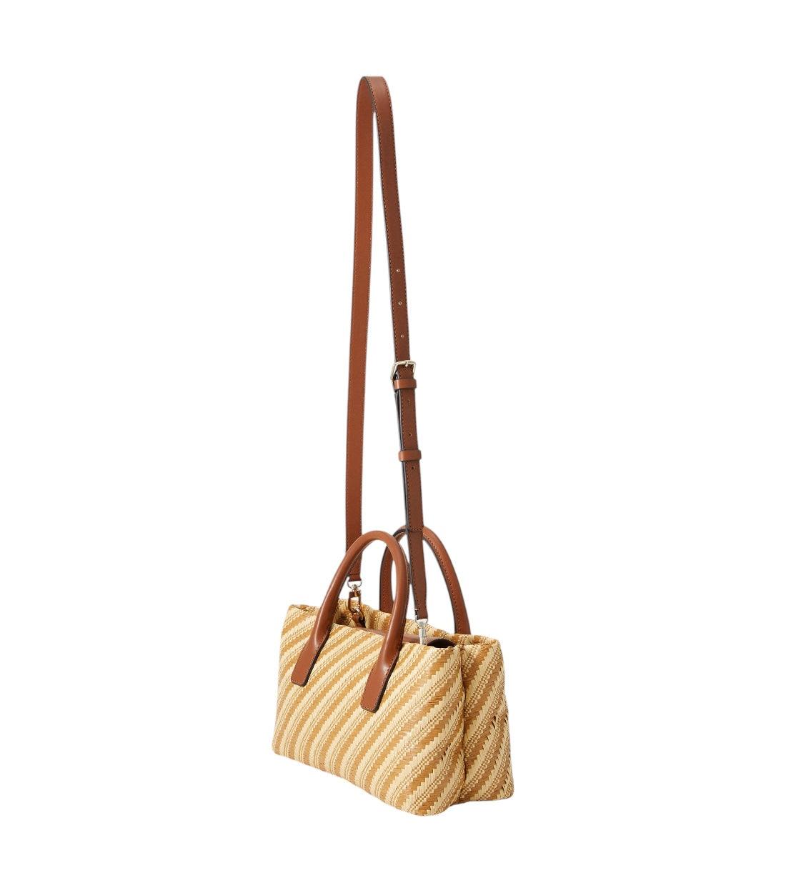 Guess Beige Simona Small Satchel Tas