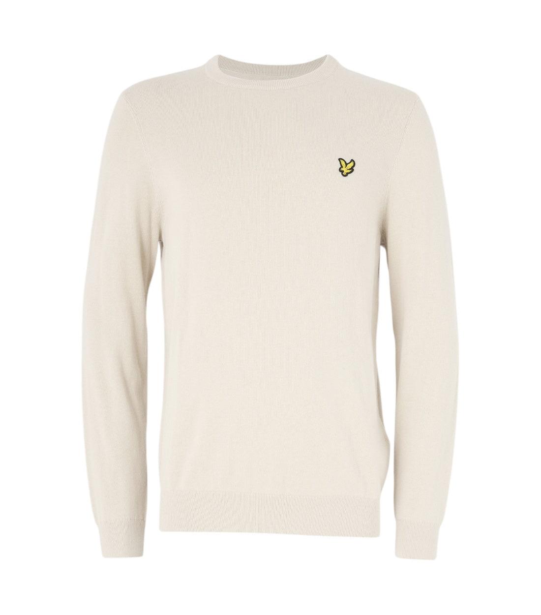 Lyle & Scott Beige Crew Neck